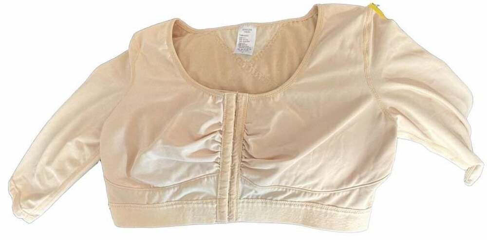 Marena Post Op Garment with Long Sleeves, Beige, Size L